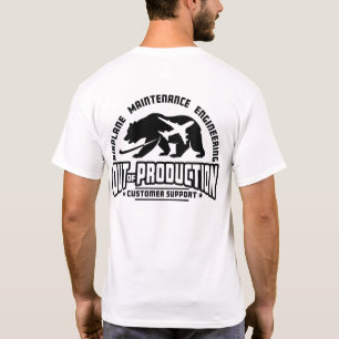 OoP - Terug - Zwart op lichte shirten T-shirt