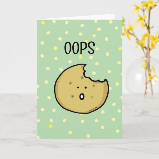OOPS, carte désolée (Fleur jaune)