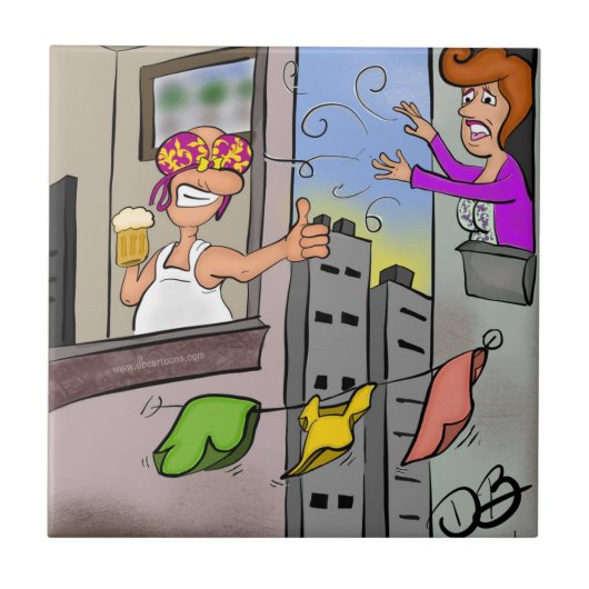 Oops Ceramic Tile Tegeltje (Voorkant)