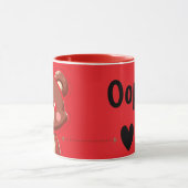 Oops! Cute Teddy Bear Mug – Funny Love Bear Design (Centre)