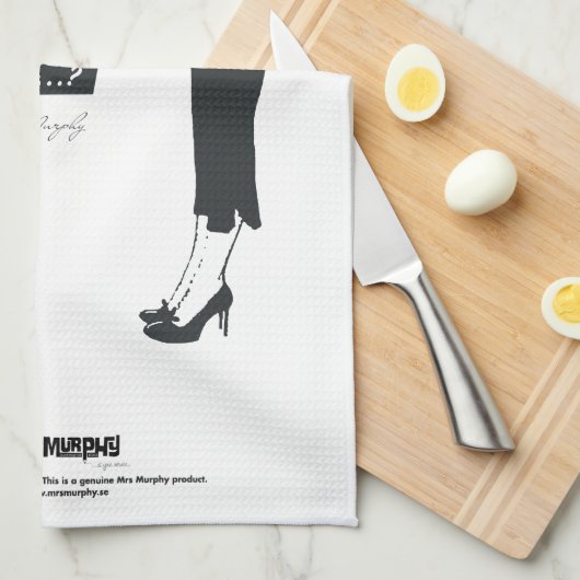 Oops! Did I buy champagne instead of milk again..? Theedoek (Quarter Fold)