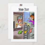 Oops Flat Note Card Notitiekaartje (Voorkant / Achterkant)