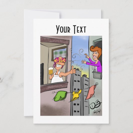 Oops Flat Note Card Notitiekaartje (Voorkant)