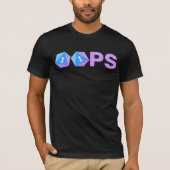 Oops Gaming Dice T-shirt (Voorkant)