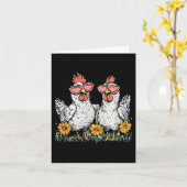 Oops I Got Another Chicken, Funny Farm Animal Kaart (Gele Bloem)