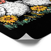 Oops I Got Another Chicken, Funny Farm Animal  Poster (Hoek)