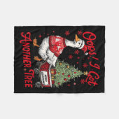 Oops I Got Another Tree Funny Christmas Silly Goos Fleece Deken (Voorkant (Horizontaal))