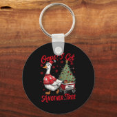 Oops I Got Another Tree Funny Christmas Silly Goos Sleutelhanger (Voorkant)
