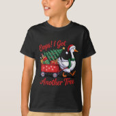 Oops! I Got Another Tree Goose Christmas Tree T-shirt (Voorkant)