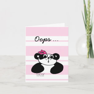 OOPS ... I'M SORRY Card Kaart