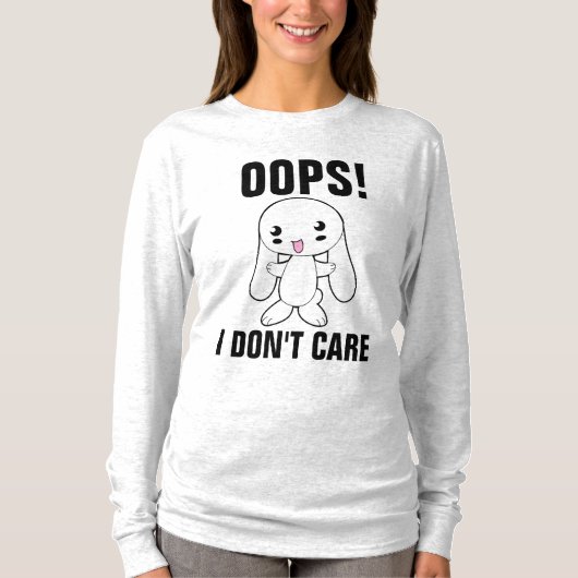 OOPS ! JE M'EN FIE PAS, T-Shirts Drôle (Devant)