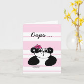 OOPS ... JE SUIS DÉSOLÉ Carte (Fleur jaune)