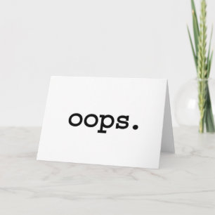 oops. kaart