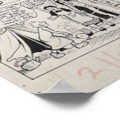 Oor Wullie 1952 Impression de dessin signé et anno (Coin)