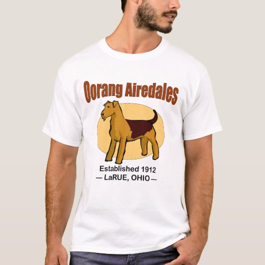 Oorang Airedales T-shirt (Voorkant)
