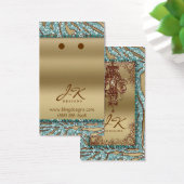 Oorbel Display Kaarten Zebra kroonluchter sieraden Visitekaartje (Bureau)