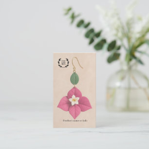 Oorbel Displaykaart Kleurrijke Sieraden Display Visitekaartje