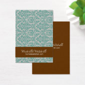 oorbel houder | VISITEKAARTJE | Duo Blue Brown (Bureau)