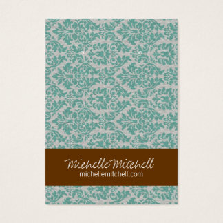 oorbel houder | VISITEKAARTJE | Duo Blue Brown