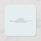 Oorbel Sieraden Display Houder · Waterverf Natuur Vierkante Visitekaartje (Achterkant)