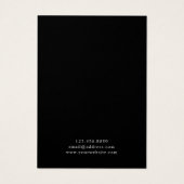 Oorbel sieraden display Kaart · chique leer (Achterkant)