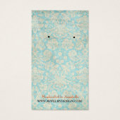 Oorbel Sieraden Display Kaart · Damask (Voorkant)