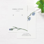 Oorbel sieraden display Kaart · pastel bloem (Bureau)