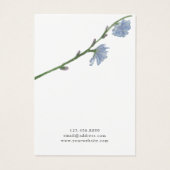 Oorbel sieraden display Kaart · pastel bloem (Achterkant)