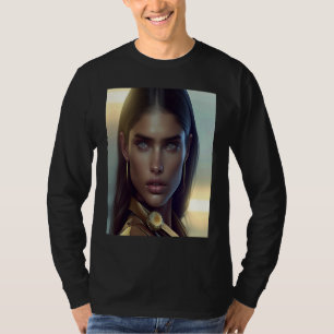 Oorbellen voor vrouwen Inspiratie Zachte haren Out T-shirt