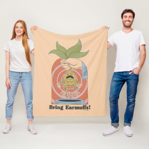 "Oorbeschermers meenemen!" Schreeuwende Mandrake G Fleece Deken