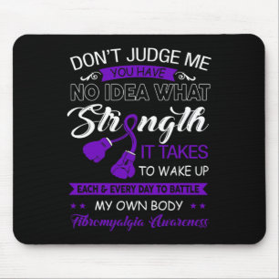 Oordeel me Nee - Paarse lint fibromyalgie bewustzi Muismat