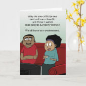 Oordeel niet, opdat gij niet geoordeeld wordt kaart (Gele Bloem)