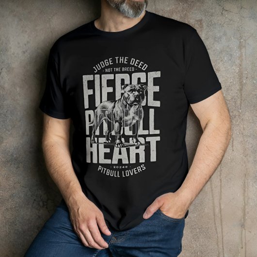 Oordeel over de daad, niet over het felle pitbull- t-shirt