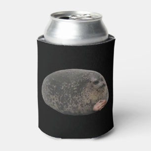 Oordeel Seal Meme Dubbelzijdig Zwart Blikjeskoeler