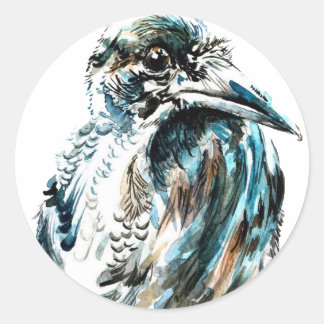 Oordeelkundige Kraai Ronde Sticker
