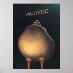 Oordelende Eend Patheticcc Poster