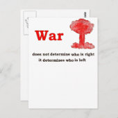 oorlog briefkaart (Voorkant / Achterkant)