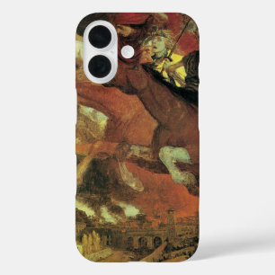 Oorlog door Arnold Bocklin, Vintage Symbolisme Kun iPhone 16 Hoesje