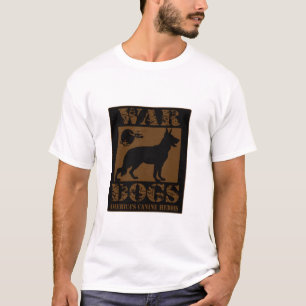 Oorlog-Honden-Kunstwerk T-shirt
