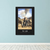 Oorlog: Inspirerend prijsopgave 1 Canvas Afdruk (Insitu (Houten vloer))