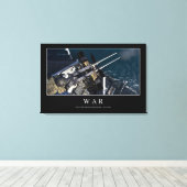 Oorlog: Inspirerend prijsopgave 3 Canvas Afdruk (Insitu (Houten vloer))