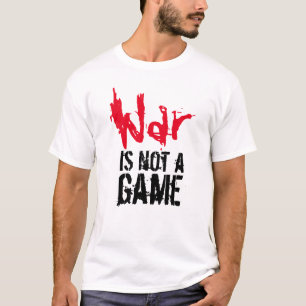 Oorlog is geen spelletje t-shirt