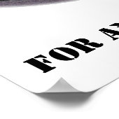 Oorlog is niet gezond.. poster (Hoek)