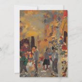 Oorlog is niet gezond voor kinderen citeren feestdagenkaart (Achterkant)