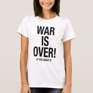 Oorlog is voorbij t-shirt