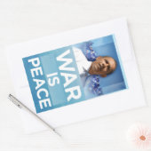 Oorlog is vrede Obama Sticker (Envelop)