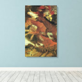 Oorlog van Arnold Bocklin,  symbolistische kunst Canvas Afdruk (Insitu (Houten vloer))