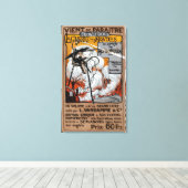Oorlog van de Werelden Frans Poster 1906 Canvas Afdruk