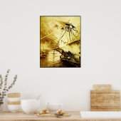 Oorlog van het Wereld Tripod - Poster van de Marsm (Keuken)