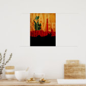 Oorlog verandert nooit poster (Keuken)